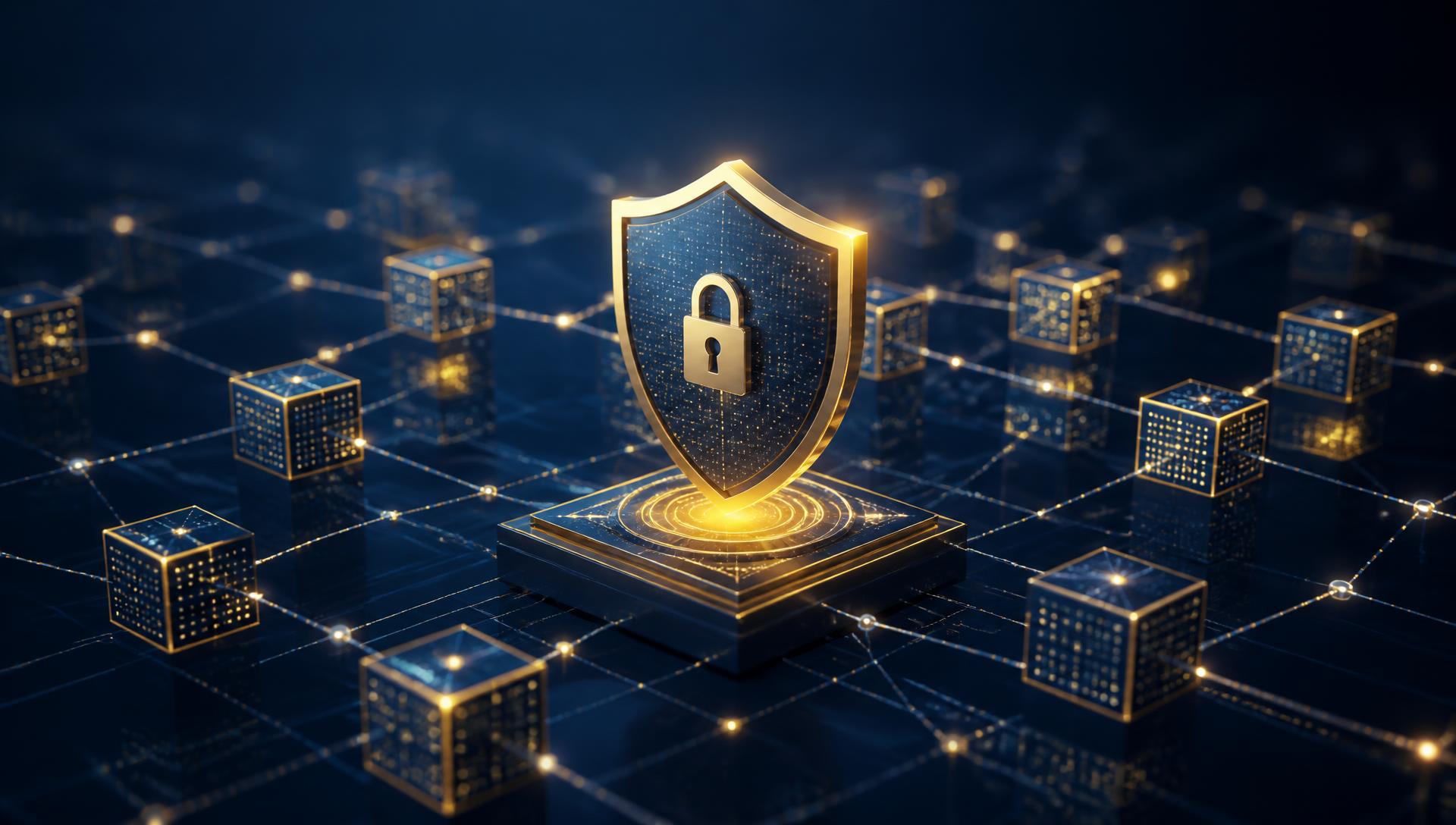 Abstract onchain network secured by a digital shield